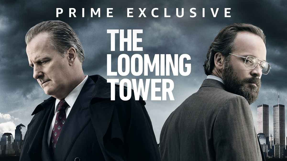 The Looming Tower is an American drama web television miniseries, based on the book of the same name by Lawrence Wright, that premiered on February 28, 2018, on Hulu. The series consists of ten episodes and was created and executive produced by Dan Futterman, Alex Gibney, and Wright. Futterman also acted as showrunner for the series and Gibney directed the first episode. The series stars an ensemble cast featuring Jeff Daniels, Tahar Rahim, Wrenn Schmidt, Bill Camp, Louis Cancelmi, Virginia Kull, Ella Rae Peck, Sullivan Jones, Michael Stuhlbarg, and Peter Sarsgaard.Wikipedia